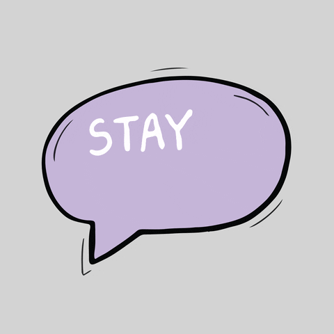 Be Safe Text Bubble Graphics Design GIF