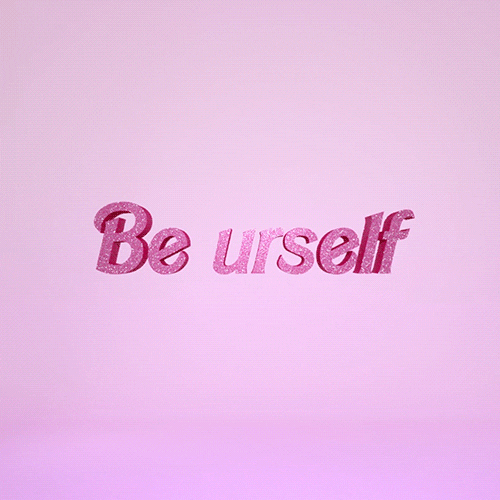 Be Urselfie Aesthetic Minimalist GIF