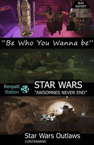Be Who You Wanna Be Star Wars Awesome Never End Contraband