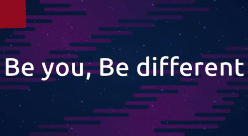Be You Be Different Poster
