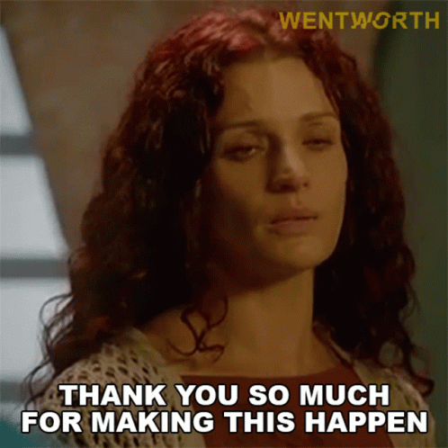 Bea Smith Thank You For All You Do GIF