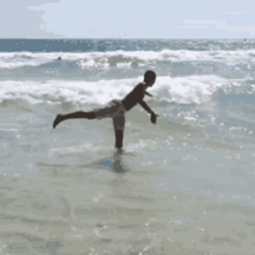 Beach Drop Death Dance GIF
