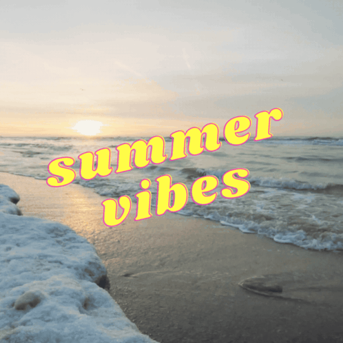 Beach Scene Summer Vibes