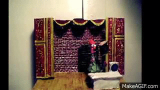 Beaker Arrange Wobbling Table GIF