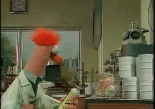 Beaker Fire Explosion GIF