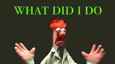 Beaker From The Muppet Show Says What Did I Do With His Arms Outstretched GIF