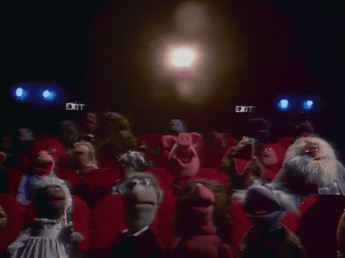 Beaker Muppets In A Theater GIF