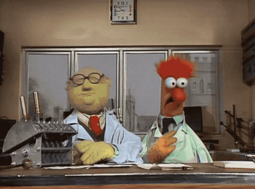 Beakers Grows Very Tall GIF