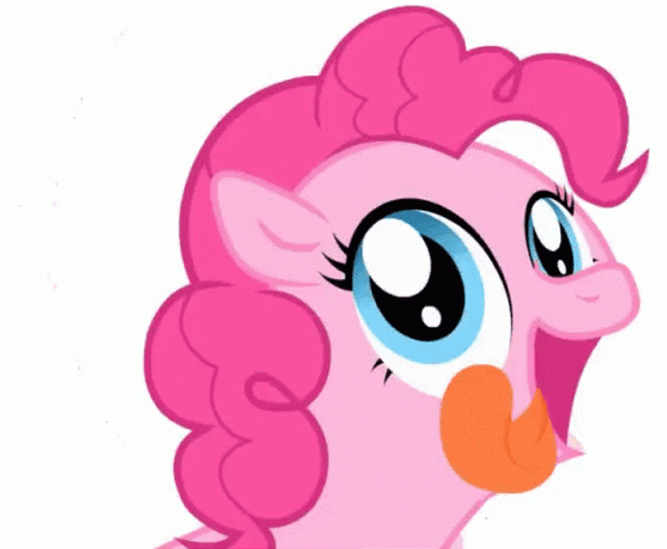 Beaming Pinkie Pie GIF