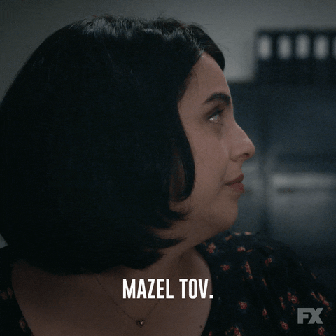 Beanie Feldstein Mazel Tov Sad Smile GIF