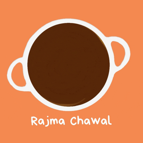 Beans Indian Food Curry Pot Rajma GIF