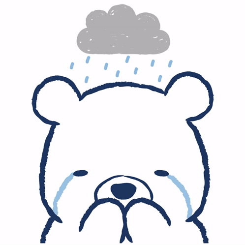 Bear Animation Make Me Sad GIF