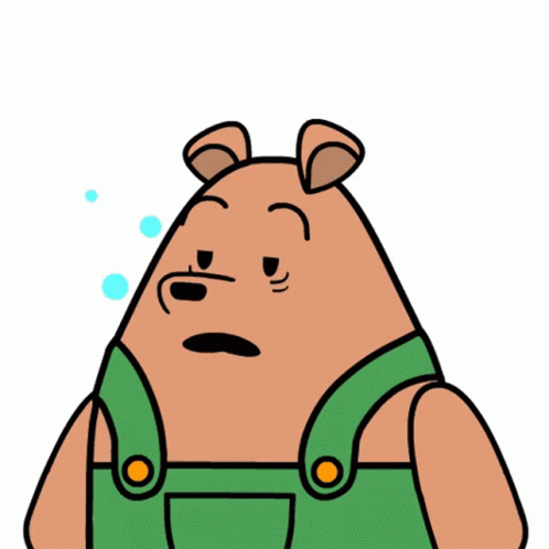 Bear Cartoon Sleepy Tired Meme GIF