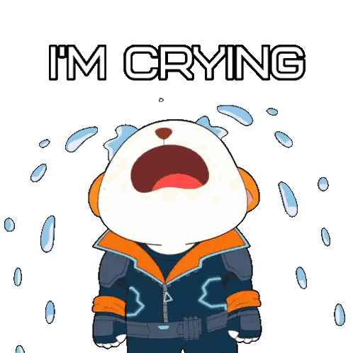 Bear Crying Saying I'm Crying