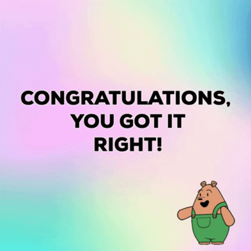 Bear Good Job Well Done Congratulations GIF