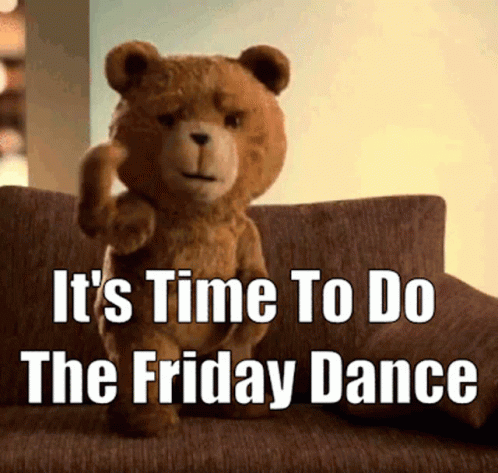 Bear Happy Friday Meme GIF