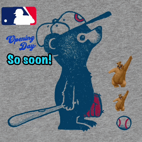 Bear Holding Baseball Bat So Soon GIF