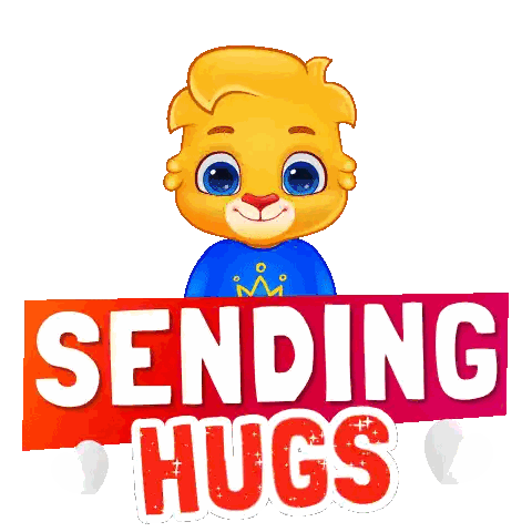Bear Holding Sending Hugs Sign