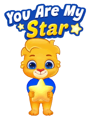 Bear Holding Star Saying You Are My Star