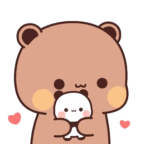 Bear Holding White Animal