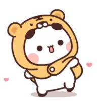 Bear In Tiger Costume