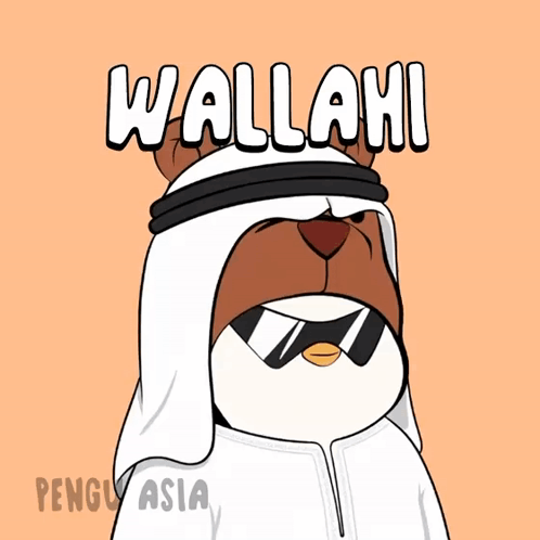 Bear in Turban and Sunglasses Saying Waallah