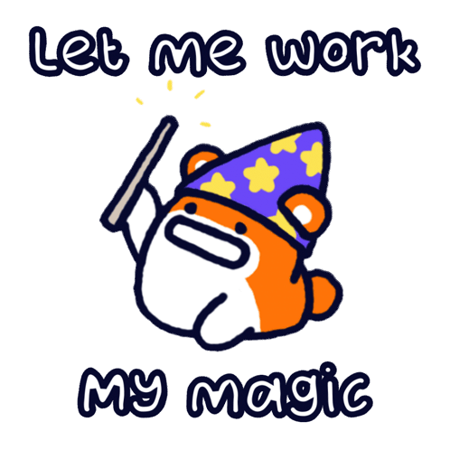 Bear In Wizard Hat Let Me Work My Magic GIF