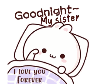 Bear Laying in Bed Saying Goodnight