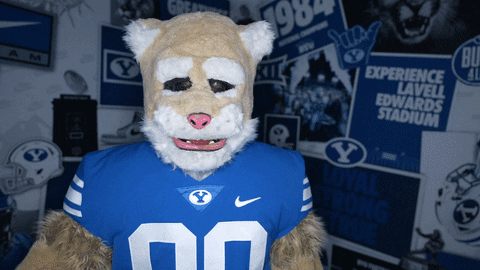 Bear Mascot Rock Paper Scissors 2 Hands Up GIF