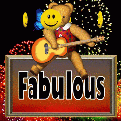 Bear Playing Guitar Fabulous GIF