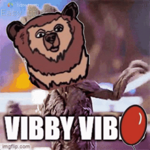 Bear Saying Vibby Vib GIF