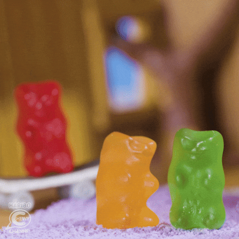 Bear Shaped Gummies Adventure Awaits GIF