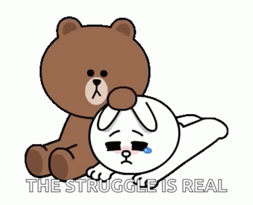 Bear Sticker Comfort In Time Of Struggle GIF