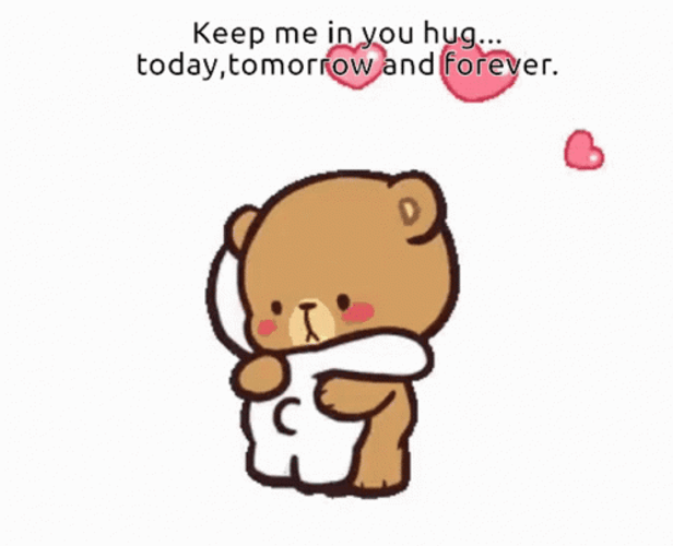 Bear Stickers Animated Tight Hold GIF