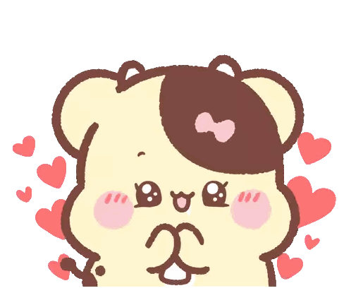 Bear Surrounded by Hearts