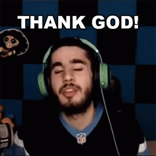 Beard Man Thanking God Hallelujah Meme GIF