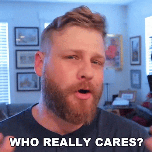 Beard Man Who Cares GIF