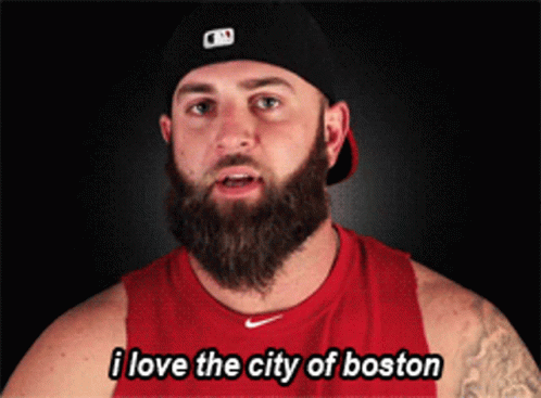 Bearded Boston Fan Loves City GIF