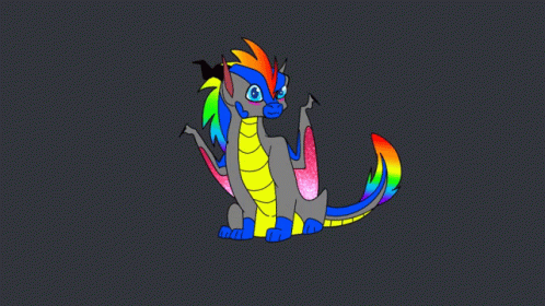 Bearded Dragon Cute Colorful GIF