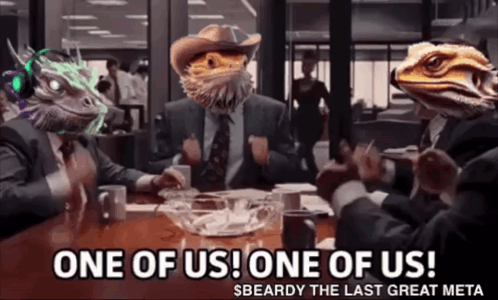 Bearded Dragon Is One Of Us GIF