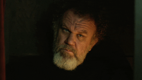 Bearded John C Reilly Passive Reaction GIF