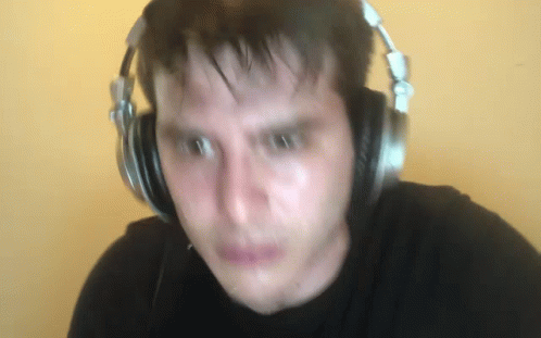 Bearded Long-Haired Man Saying Me When Gaming Medusa