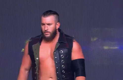 Bearded Man, Black Vest, Black Arm Band