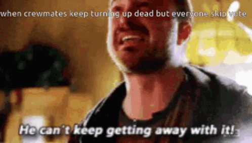 Bearded Man Crying He Can't Keep Getting Away With It