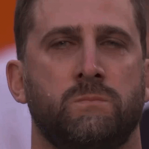 Bearded Man Crying