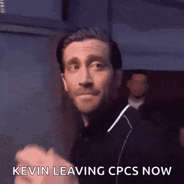 Bearded Man Funny Face Kevin Leaving Cpcs Now