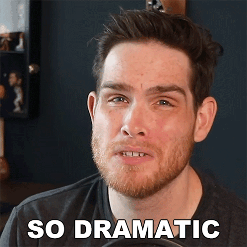 Bearded Man Funny Face So Dramatic GIF