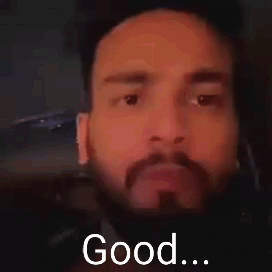 Bearded Man Giving Thumbs Up