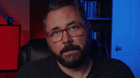 Bearded Man Hmmmm GIF