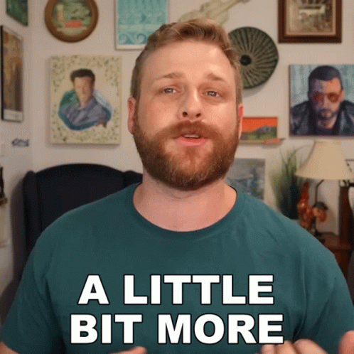 Bearded Man In A Little Bit More Shirt GIF